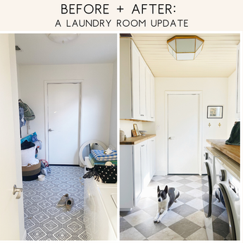 B + A: Laundry Room Overhaul!