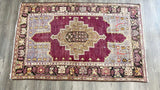 Dusty Periwinkle Turkish Small Area Rug