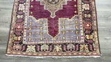 Dusty Periwinkle Turkish Small Area Rug
